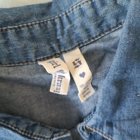 Embroidered Button Down By Girl Krazy - Picture 15 of 15